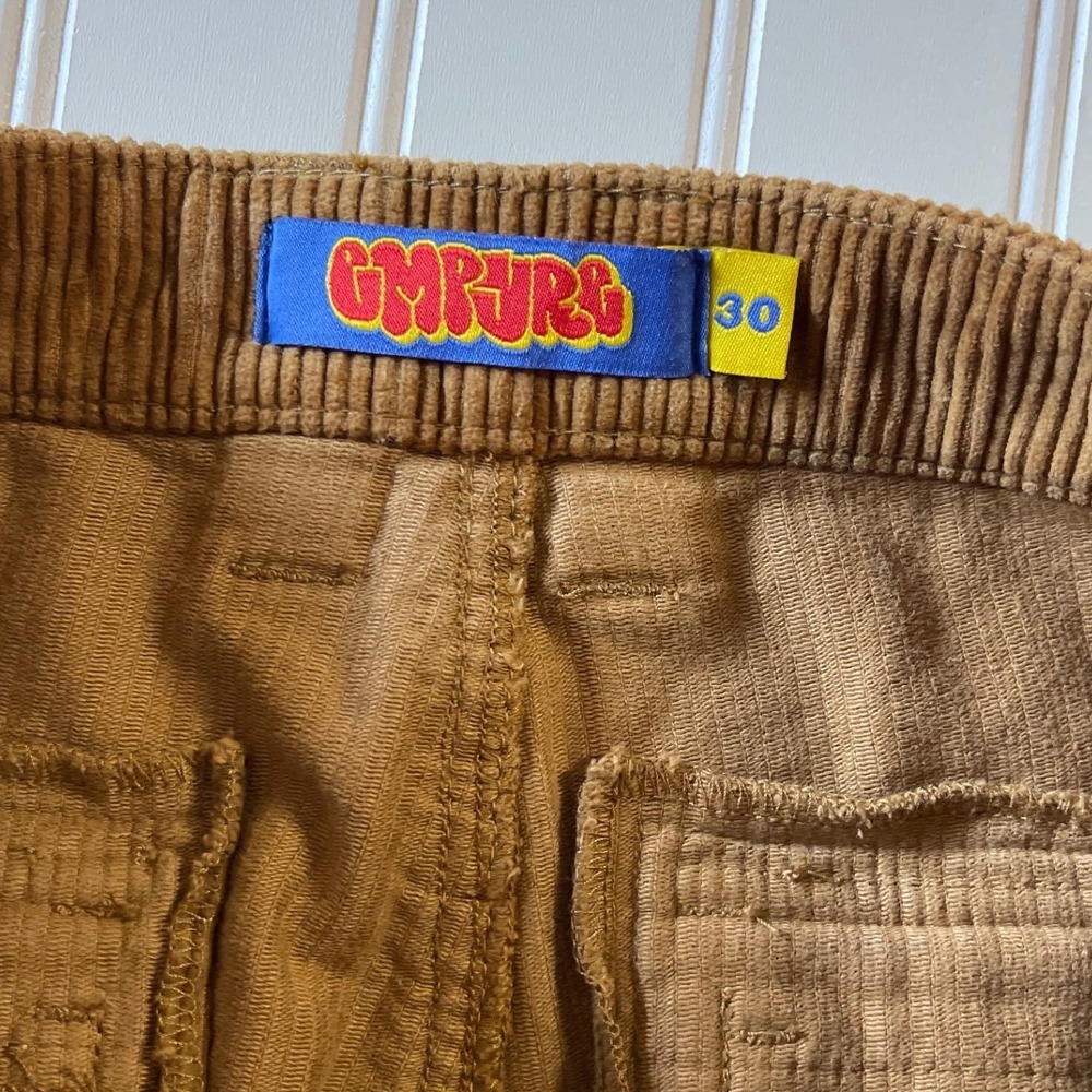 Empyre Skate Tobacco Corduroy Cargo Pants Brown Baggy Unisex 30 - Picture 6 of 9